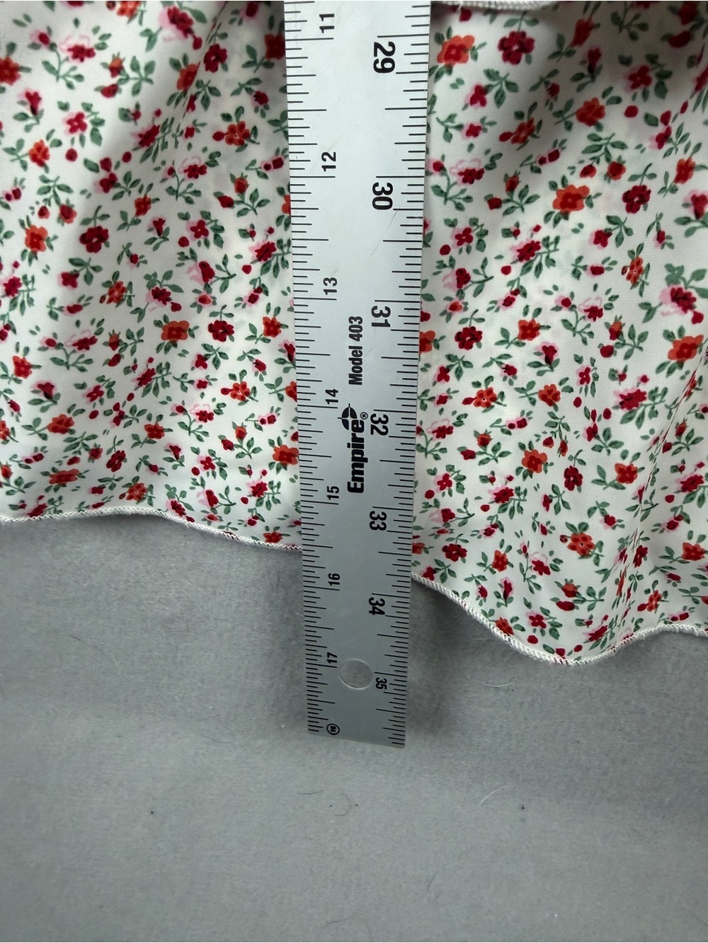 PrettyGarden White Floral Smocked Tiered Long-Sleeve Dress Sz S - Picture 7 of 9